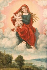 Virgen Con El Nino by Giovanni Francesco Caroto