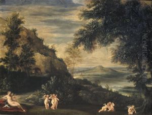 Landscape with Venus and Cupids by Francesco Albani