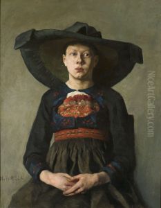Une petite paysanne bavaroise by Hanna Hirsch-Pauli