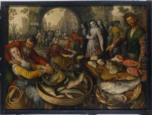 Fiskhandel: Ecce Homo by Joachim Beuckelaer