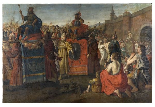 A Roman Triumphal Parade - view 1