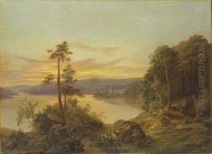 Utsikt over Ulriksdal by Carl XV of Sweden