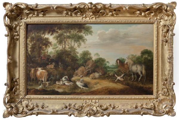 Orpheus Playing for the Animals - view 1