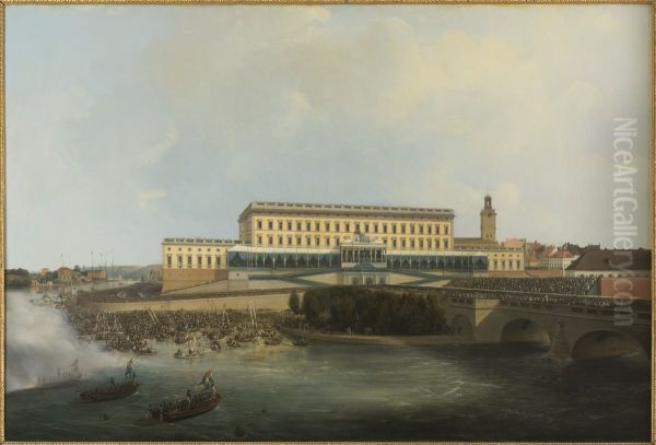 Kung Carl XIV Johans hyllning ar 1818 - view 1
