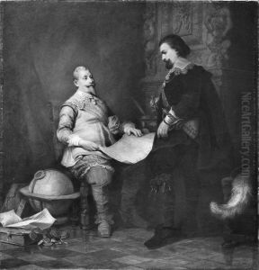 Gustav Adolf och Axel Oxenstierna by Johan Christoffer Boklund