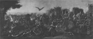 Alexanders seger over Darius. La Batailles d'Arbelles, by Charles Le Brun