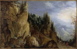 Berglandskap by Joos de Momper the Younger