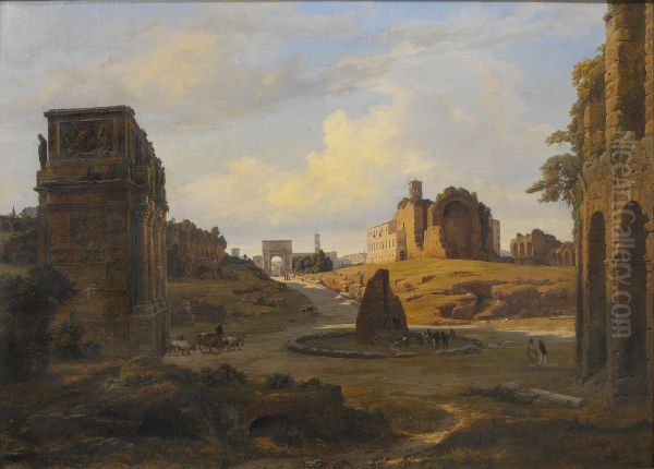 View towards Forum Romanum from the Colosseum - view 1