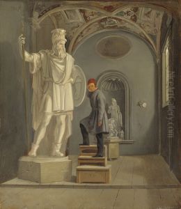The Sculptor Fogelberg's Studio in Rome by Carl Stefan Bennet