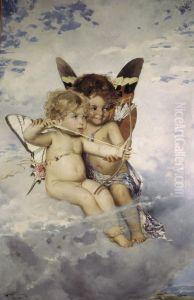 Amoriner by Julius Johann Ferdinand Kronberg