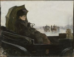 Lady in a Landau. Motif from Paris Lady in a Landau. Motif from Paris