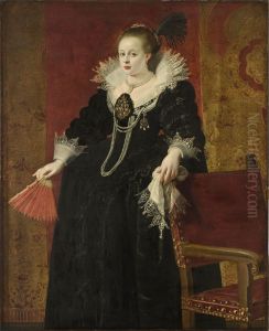 Anna av Osterrike (1585-1618), kejsar Mattias gemal by Gaspar De Crayer