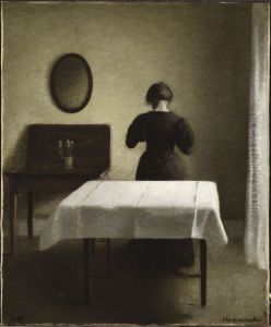 Interior by Vilhelm Hammershoi
