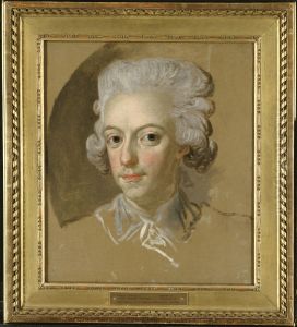 King Gustav III of Sweden. Sketch by Lorens Pasch the Younger