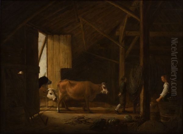 Interior of a Cowshed - view 1