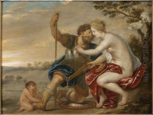 Mars, Venus and Cupid by (studio of) Rubens, Peter Paul