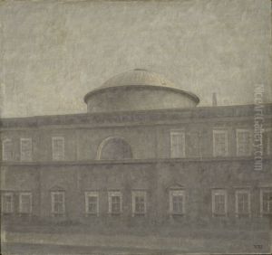 The Royal Palace Church in Copenhagen by Vilhelm Hammershoi