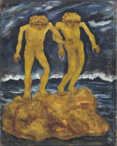 Figurkomposition, kallad De sista manniskorna