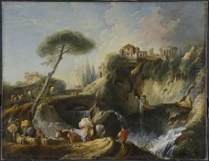 Utsikt vid Tivoli med Vestas tempel