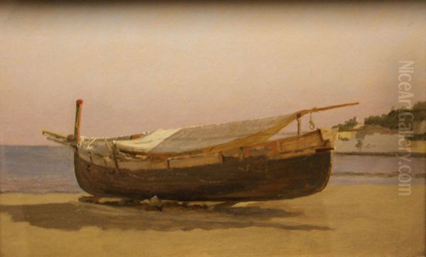 Boat, dragged on Shore - view 1