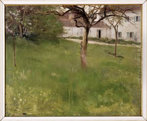 A Garden in Grez by Georg Pauli