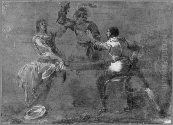 Soldiers Arguing - view 1