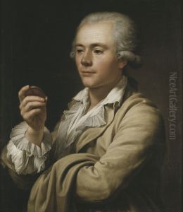 The Medal Engraver Lars Grandel (1750-1836) by Adolf Ulrik Wertmuller