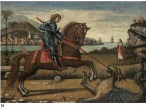 San Giorgio E Il Drago by Vittore Carpaccio