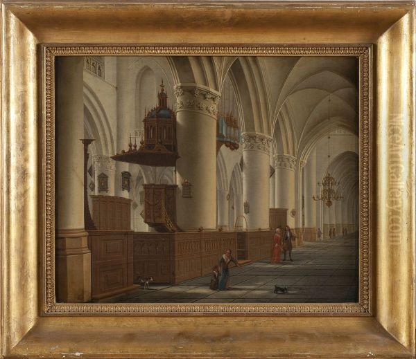 Interior of St Bavo in Haarlem - view 1
