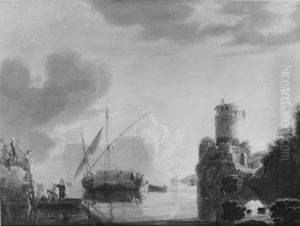 Oriental Harbour by Bonaventura Peeters the Elder