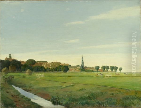 Landscape with a Town - view 1