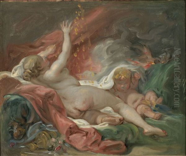 Danae and the Shower of Gold. Study - view 1