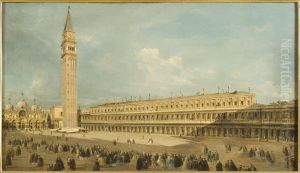 Piazza San Marco, Venedig by Giacomo Guardi