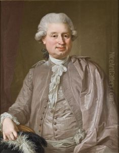 Portrait of the wholesale dealer Johan Fredrik Burghadi