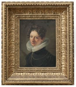 Portratt av konstnarens hustru Sofia Dorotea Sandberg f. Kokeritz by Johan Gustaf Sandberg