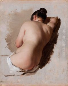 Aktstudie by Amalia Lindegren