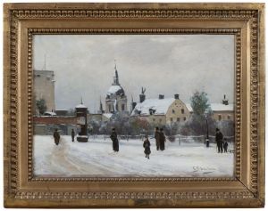 Mosebacke Square by Carl Skanberg