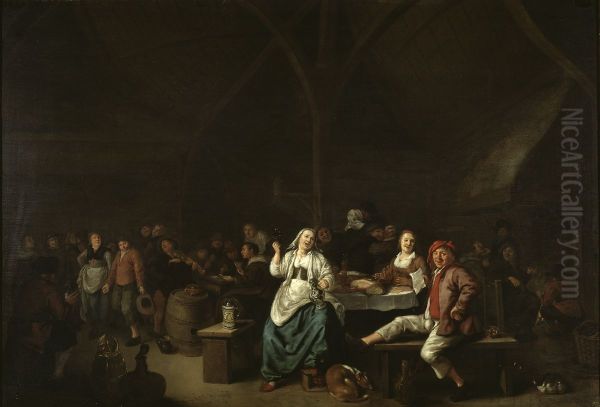 Drinking Bout in an Inn - view 1