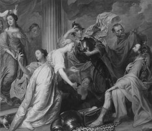 Achilles recognized by Ulysses at the Court of Lycomedes