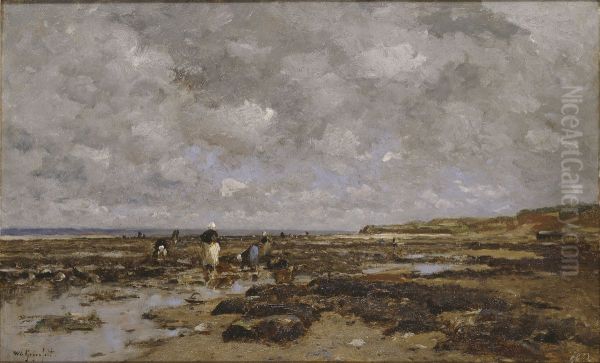 Musselplockerskor i Villerville - view 1