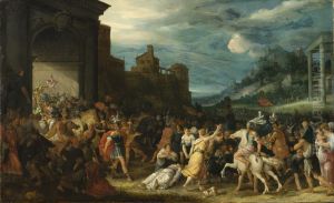 Horatiernas intag i Rom by Adriaen Van Stalbemt