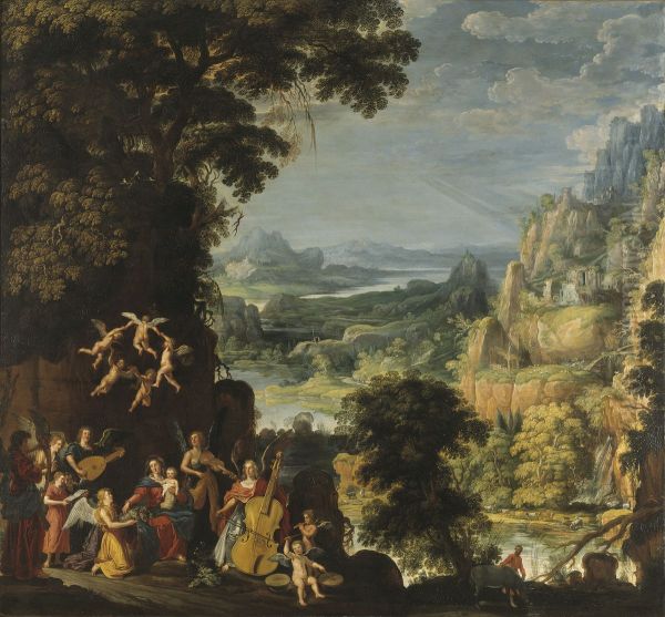 Landscape with the flight into Egypt - view 1