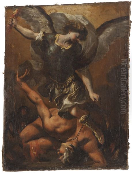 The Archangel Michael Defeating Satan - view 1