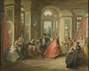Blind Man's Buff by Nicolas Lancret