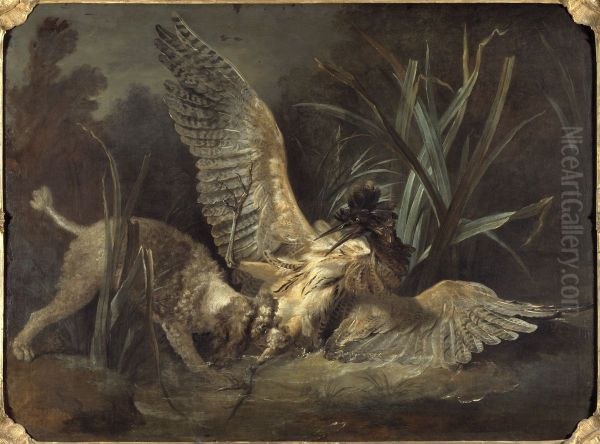 Spaniel Seizing a Bittern - view 1