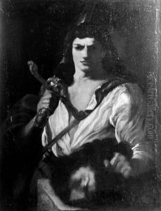David med Goliats huvud by Pier Leone Ghezzi