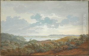 Rugenlandschaft mit Meeresbucht