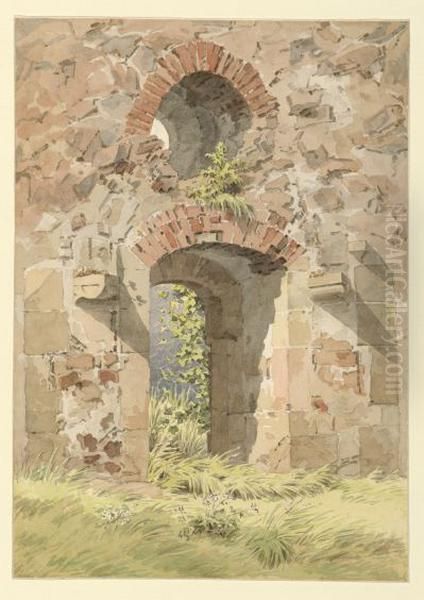 Ruin of the gate of the monastery to the Holy Cross, Meissen - view 1