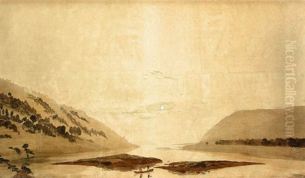 Bergige Flusslandschaft - view 1