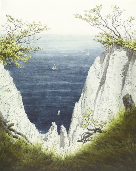 Chalk Cliffs at Ruegen - view 1